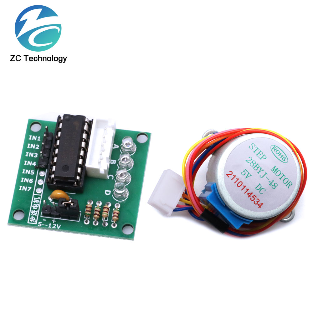 Uln2003 Driver - ステッピングモーターボード,1スロット,28 x,4相,arduino 1 x,ステッピングモーター1 x uln2003