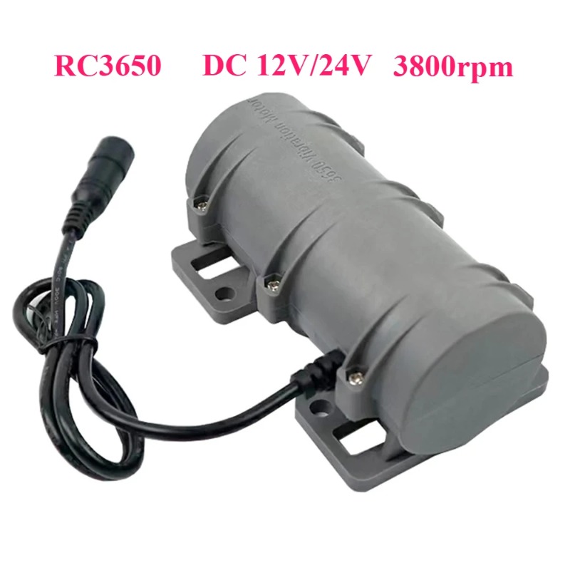 Dc Motor - RC3650高速3800RPM DC振動モーター調整可能12V 24V マッサージベッドチェア警告システム用