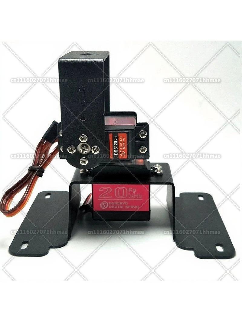 Servo Pan Tilt - MG996Rロボットアーム用、2軸パン・チルトサーボ取り付けブラケット（プラットフォームベースマウント用）