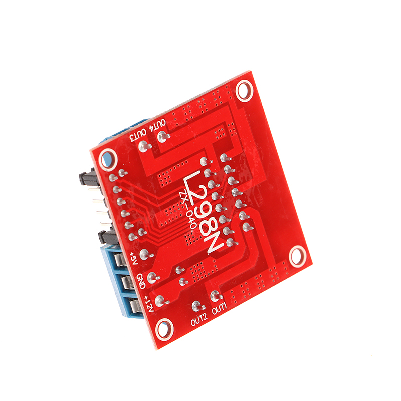 L298N Module - L298N DC モータードライバーモジュール L298N ステッピングモータースマートカーロボットブレッドボードペルチェハイパワー L298