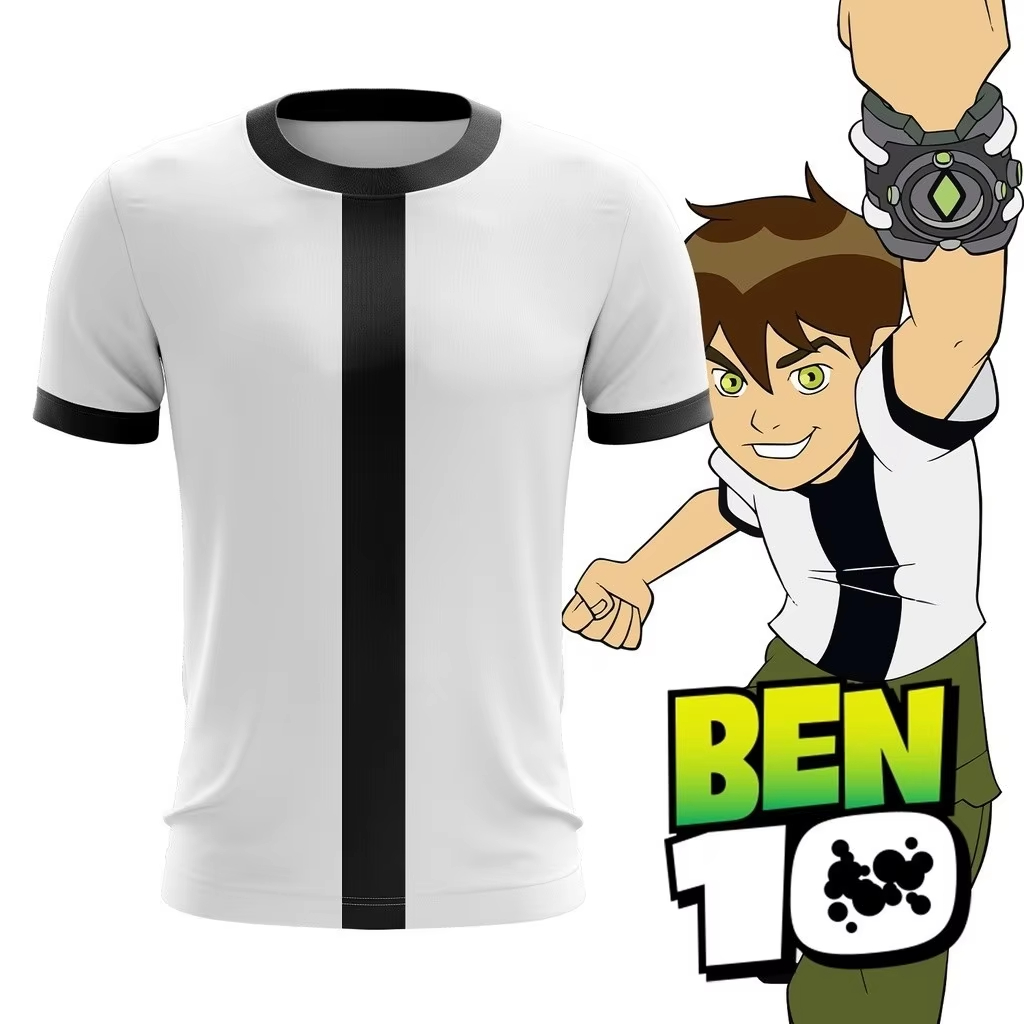Omni Wheel - アニメオムニトリックスベン 10 コスプレ Tシャツ 3D ベンテニスン子供漫画