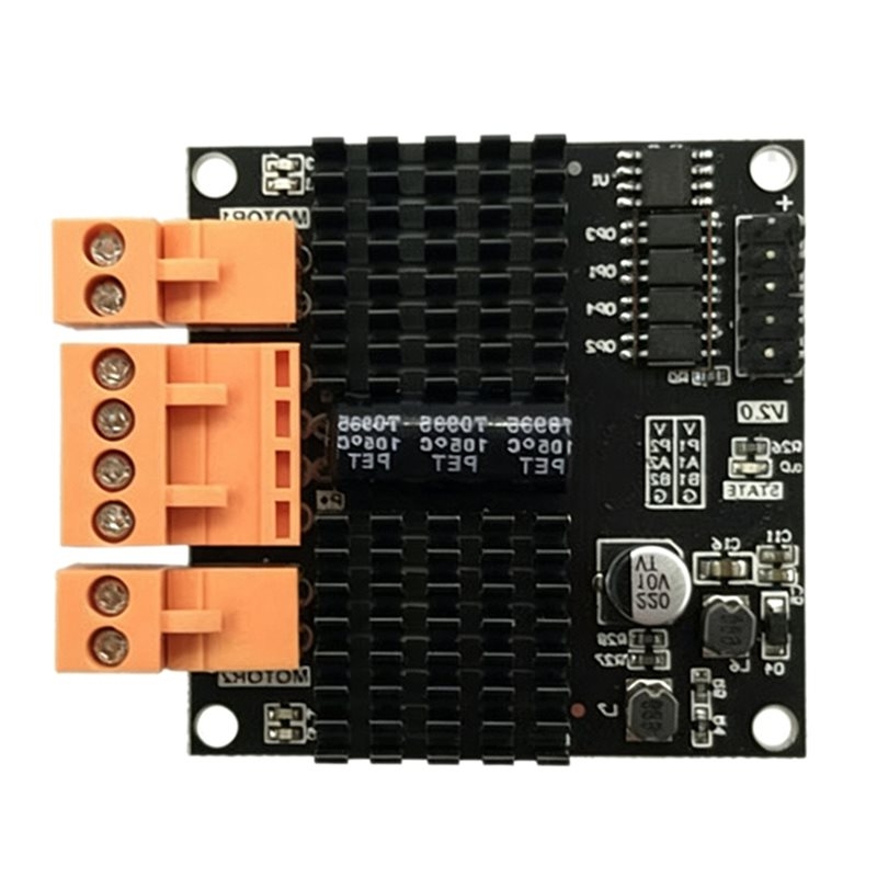 L298N Module - ABJT-DC ブラシモータードライバーモジュール 12V/24V 12A 2チャンネル 300W