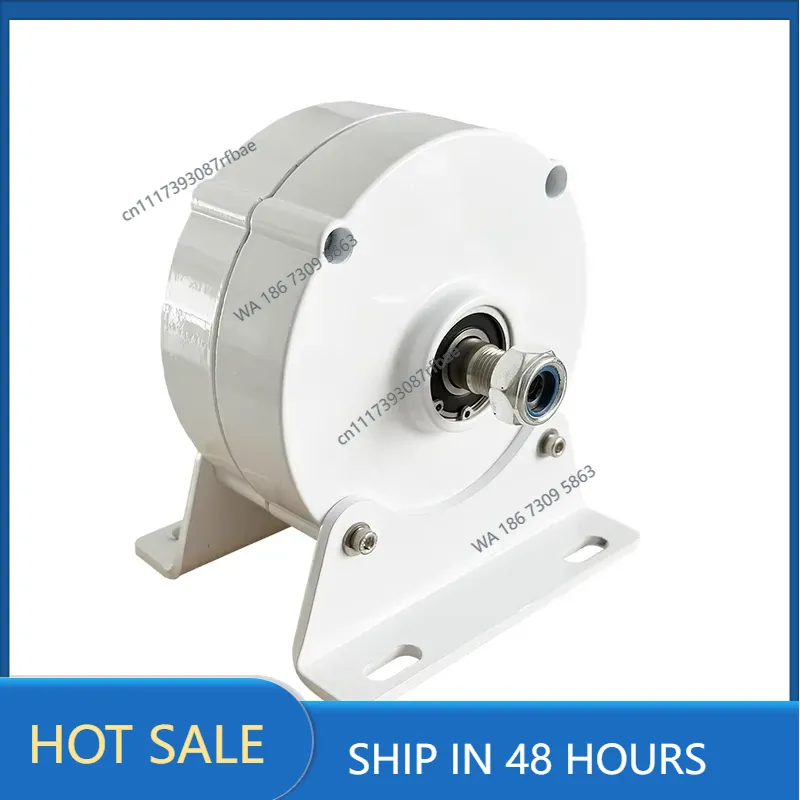 Dc Motor 12V - 1000～5000Wの永久磁石発電機。12V、24V、48Vに対応。DCモーターとカップリング付き。