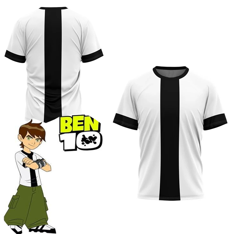 Omni Wheel - アニメーション「オムニトリックス」のベン10をモチーフにした3DプリントTシャツ。大人用、子供用。秋の屋外トレーニングやスポーツ、サッカーに最適な速乾性素材を使用。親子で着用できるデザイン。