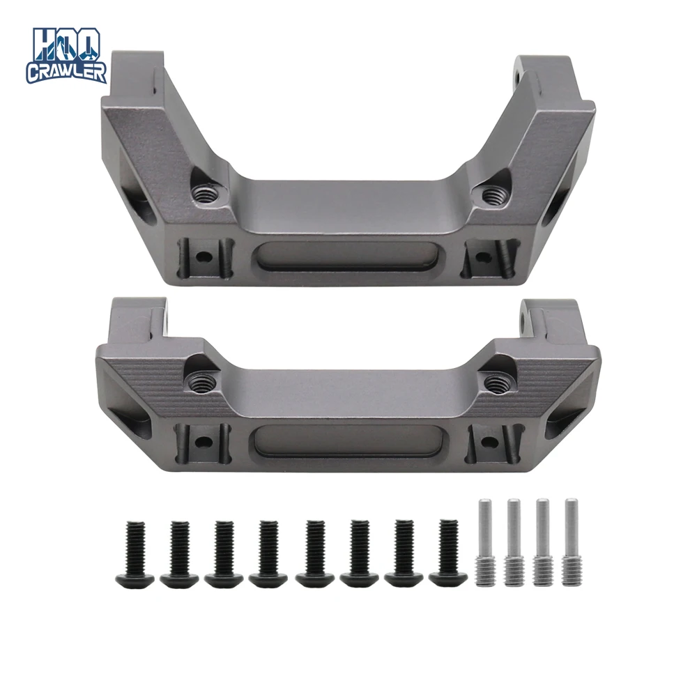 Servo Bracket - RCクローラー1:10用フロントおよびリアバンパー,trx4バンパーマウント,CNCアルミニウム合金マウント,アップグレードTRX-4