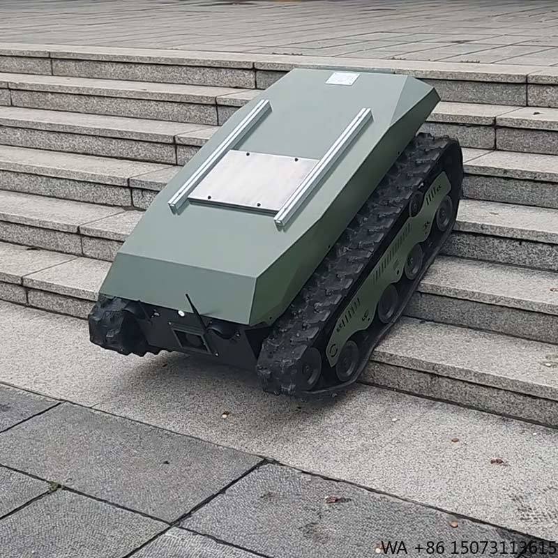 階段昇降能力付きクローラダンプトラックシャーシ、消防救助用無 - Robot Chassis のレビューと価格