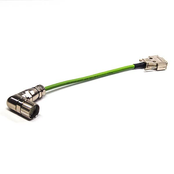 DB15ピンオスプラグから直角M23 12ピンメスサーボ信号 - Servo Pan Tilt のレビューと価格
