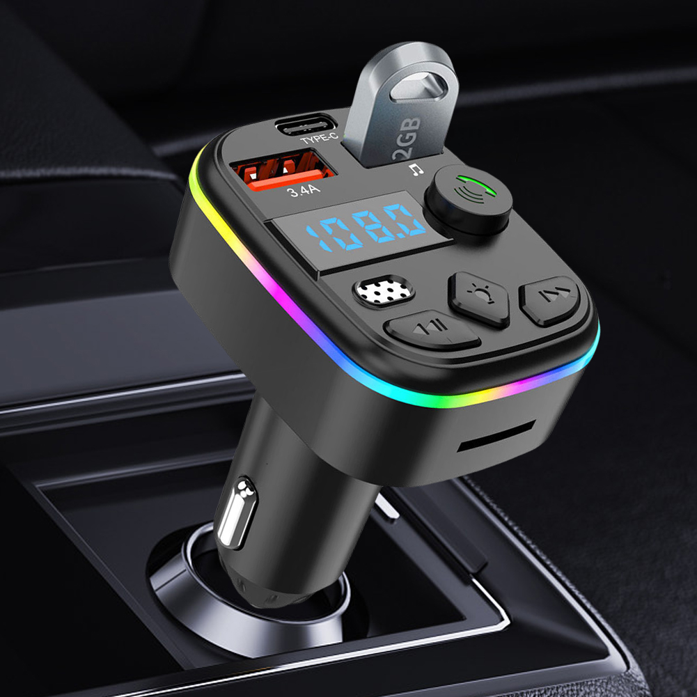 1/3/5 個車 FM オーディオトランスミッターレシーバー - Robot Bluetooth Car のレビューと価格