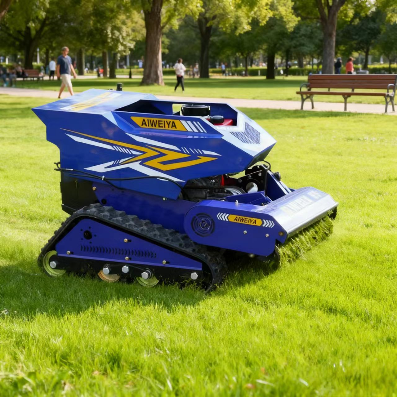 カスタマイズ可能なガソリン式芝刈り機、全地形対応クローラーシ - Robot Chassis のレビューと価格