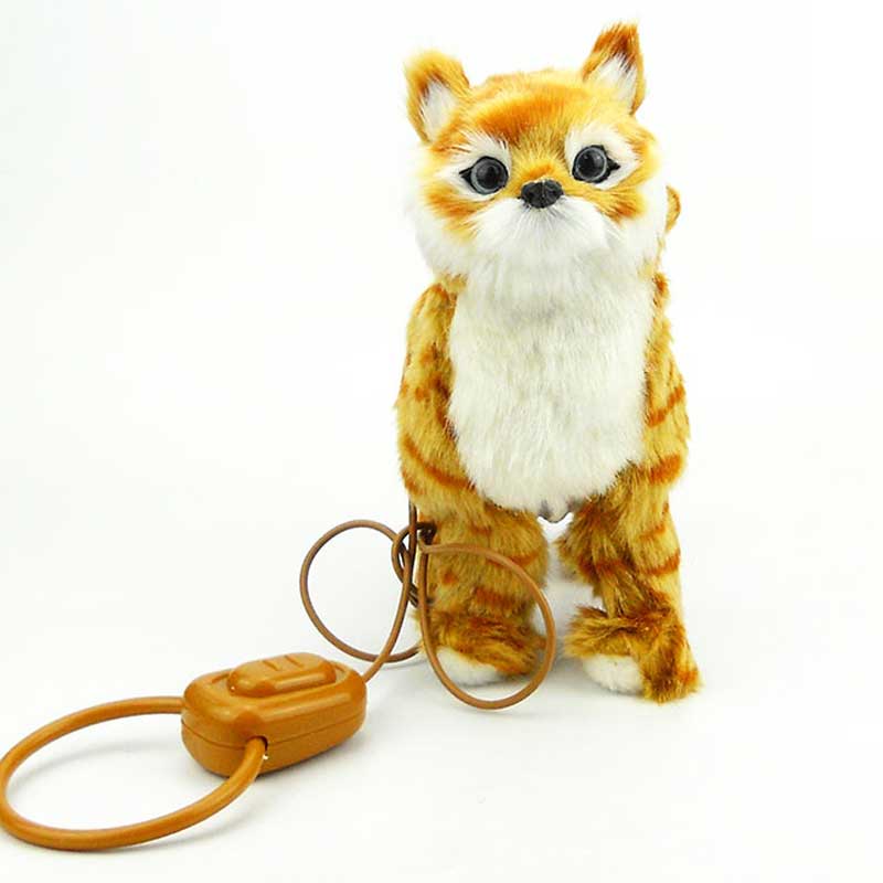 ロボット猫電子ぬいぐるみ猫歌う犬の散歩電気子猫リーシュ制御音 - Line Follower Robot のレビューと価格