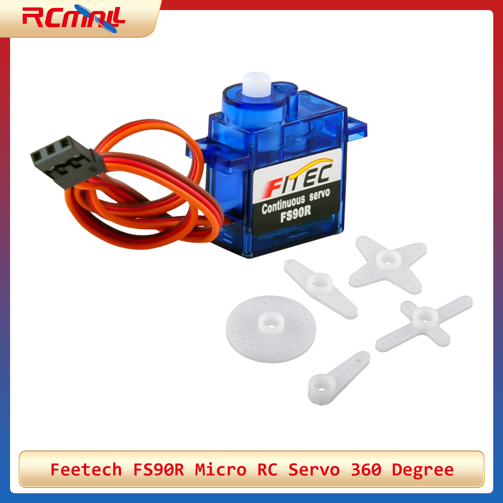 Feetech FS90R マイクロRCサーボ 360度連続 - Microbit のレビューと価格