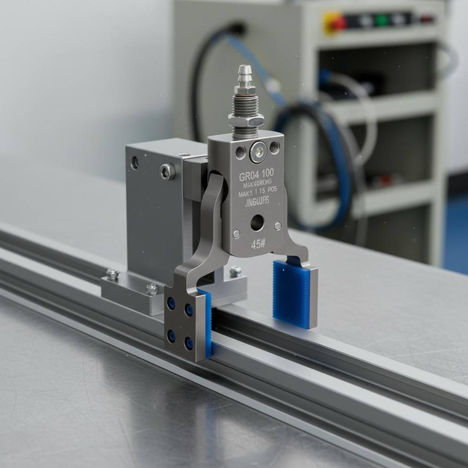 ミニ空気圧グリッパー 強力なクランプ力 広開口グリッパー ロ - Robot Gripper のレビューと価格