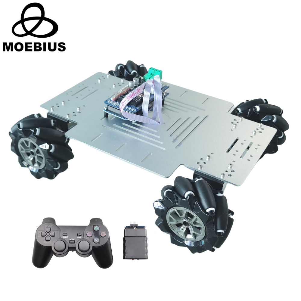MOEBIUS 26KG積載量、4WDメカナムホイール搭載ロ - Arduino Robot のレビューと価格
