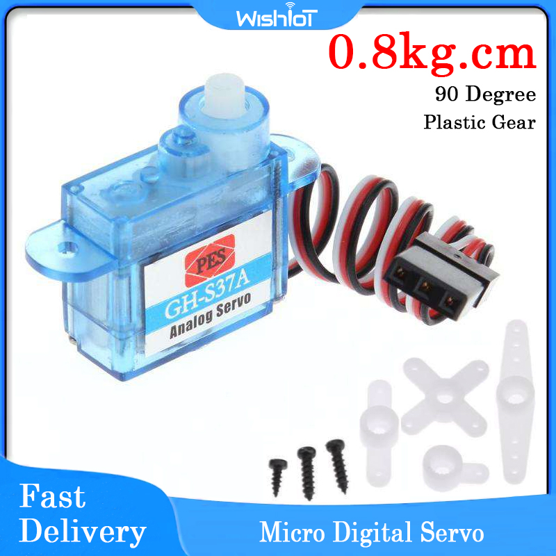 3.7 グラムマイクロデジタルサーボミニ超軽量 90 度制御 - Micro Servo のレビューと価格