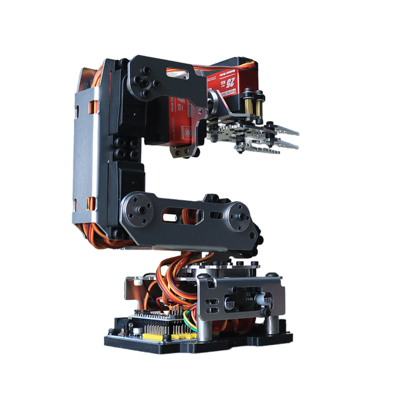 6軸メタルロボットアームモバイルアプリ制御サーボ、Ardui - Robot Gripper のレビューと価格