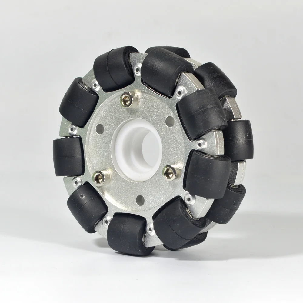 4インチ/100mmの二重アルミニウム製全方向対応ホイール、 - Robot Wheel のレビューと価格