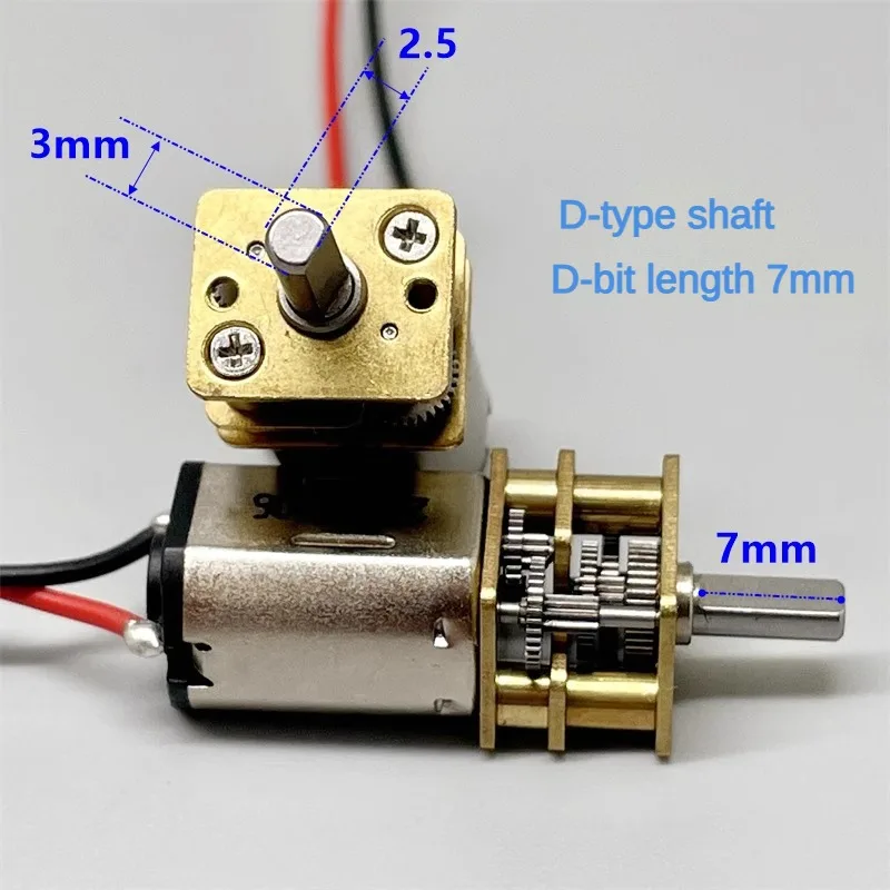 N20 DC 3V 18rpm 6V 36RPM ミニ7mm - Dc Motor のレビューと価格