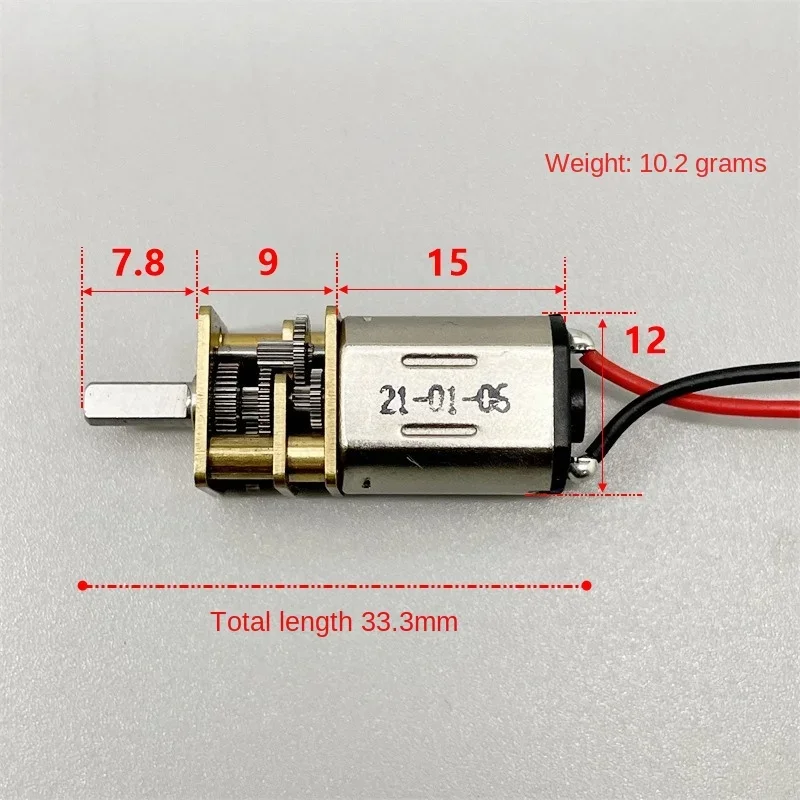 N20 DC 3V 18rpm 6V 36RPM ミニ7mm - Dc Motor のレビューと価格