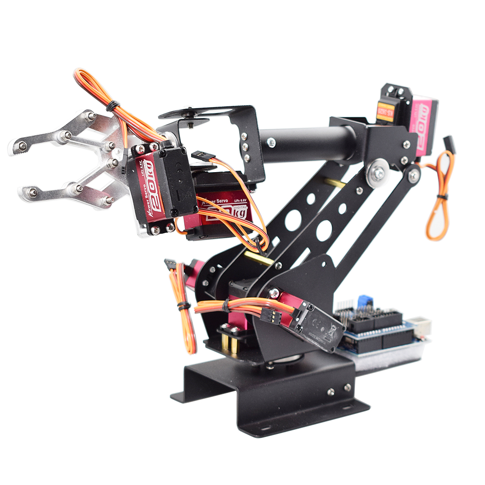 PS2コントロール6 DOFロボットアームグリッパークローS - Arduino Robot のレビューと価格
