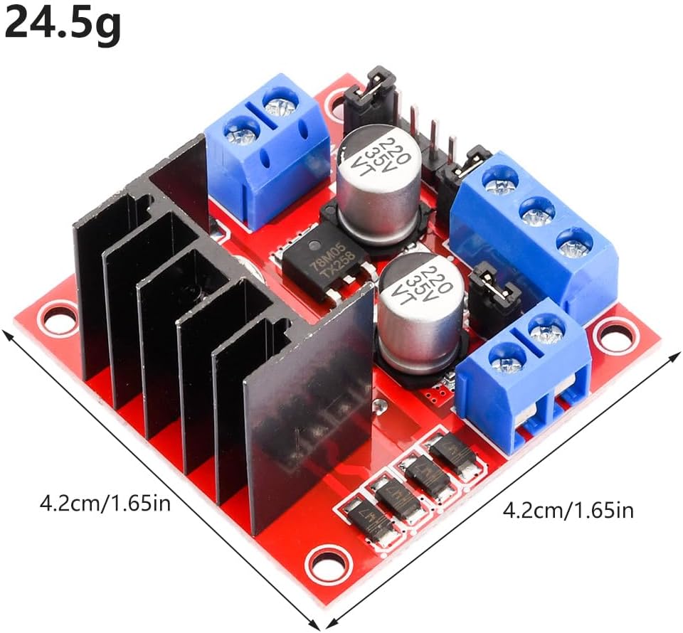 L298Nドライバボードモジュール L298Nステッピングモ - L298N Module のレビューと価格