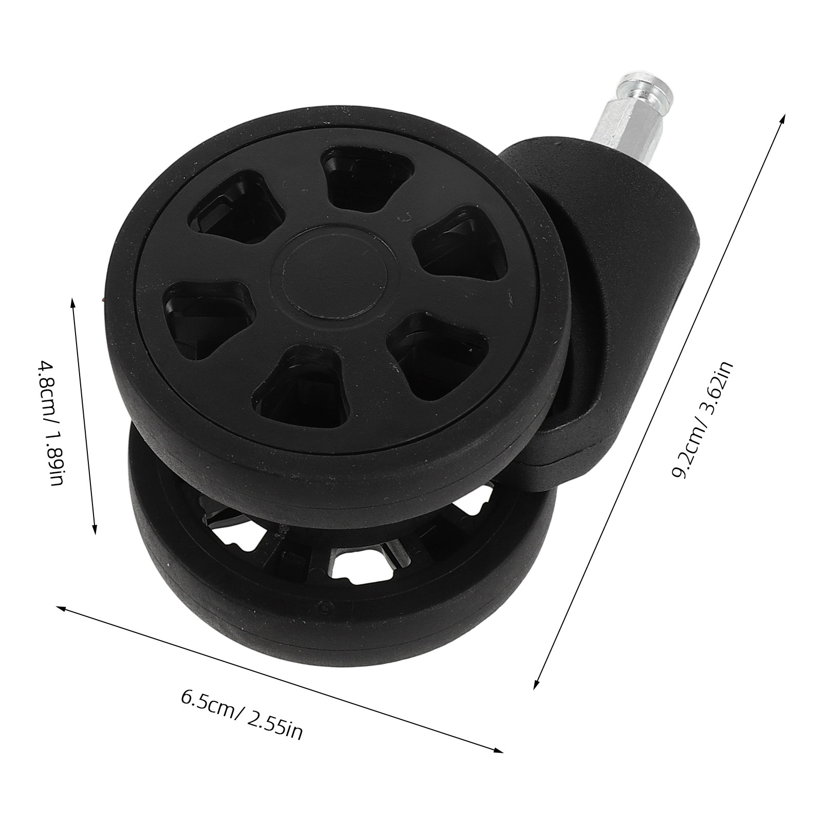 2個入り、汎用スーツケース用車輪、超静音・滑らかな動き、36 - Caster Wheel のレビューと価格