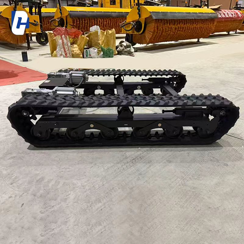 人気商品のワイヤレスリモコン式クローラー車両。ゴム製クローラ - Robot Chassis のレビューと価格
