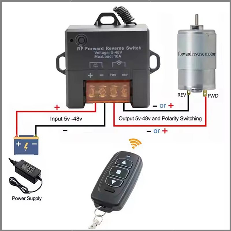 BHBD-2X：DCモーター用、正逆転リモートコントロールス - Dc Motor のレビューと価格