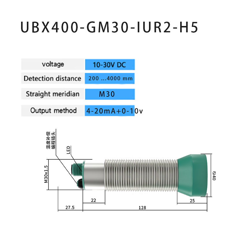 M30 洗車機用専用超音波センサー アナログ IUR2 出力 - Ultrasonic Distance Sensor のレビューと価格