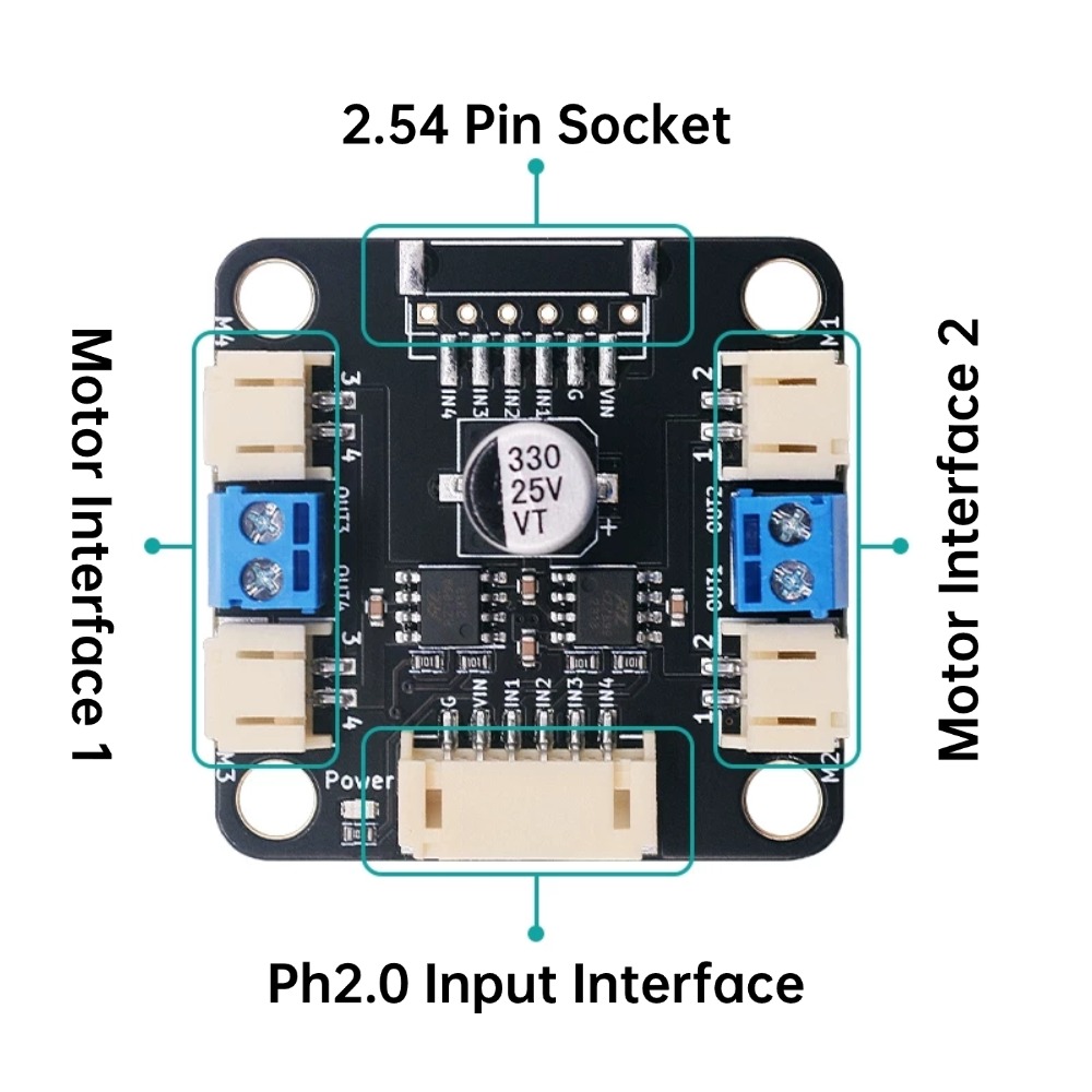 4 TTモーターとドライバーキット 4 DCモーター コンパ - Motor Driver L298N のレビューと価格