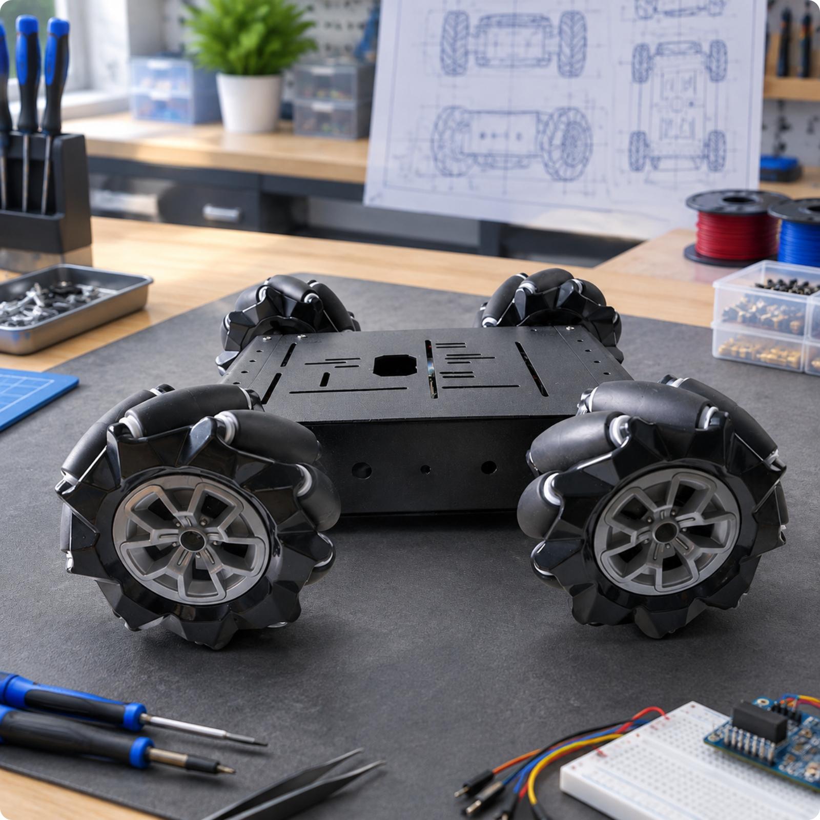 リモコン操作可能なロボットキット用、4WDギアードモーター搭 - Robot Car Kit のレビューと価格