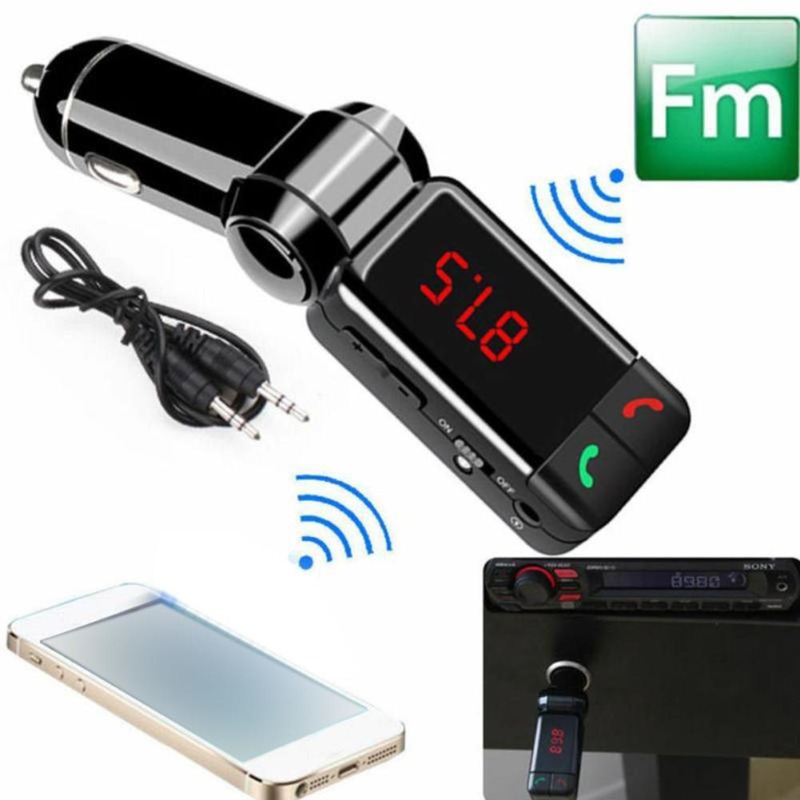 BC06 車の Bluetooth 互換 Fm トランスミッ - Robot Bluetooth Car のレビューと価格