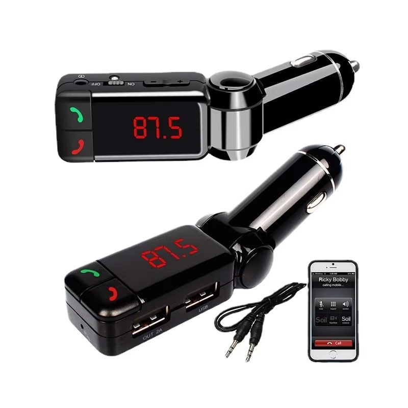 BC06 車の Bluetooth 互換 Fm トランスミッ - Robot Bluetooth Car のレビューと価格