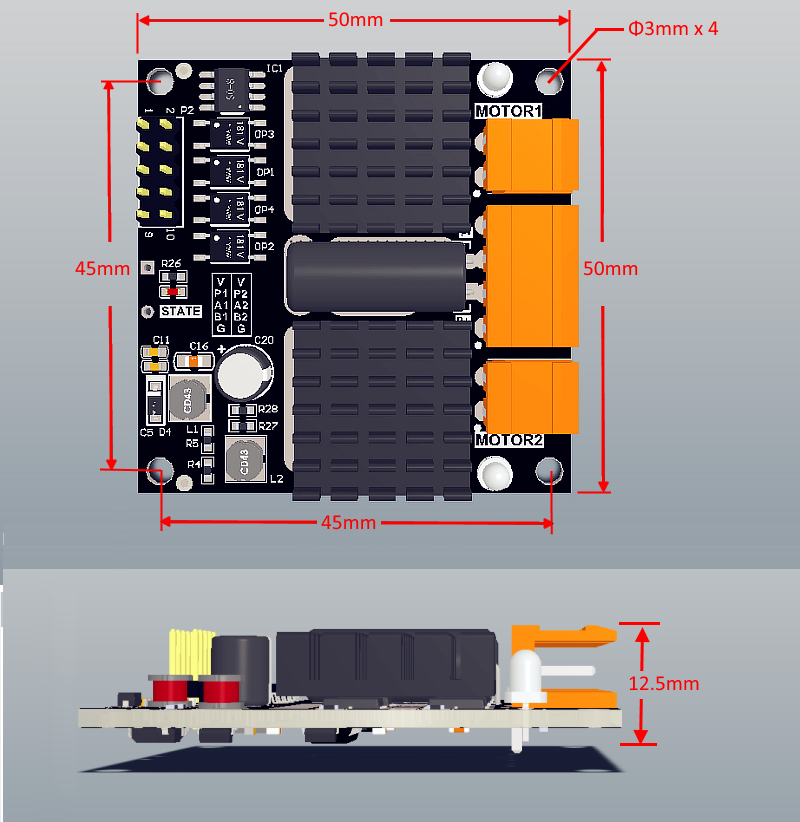 Arduino-モータードライバーボード,24v,12a 3 - Motor Driver L298N のレビューと価格