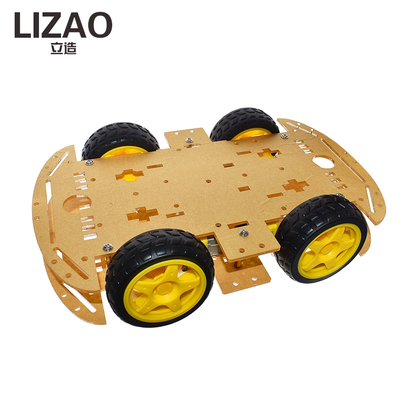 LIZAO Arduino UNO R3 ロボット 4WD  - L298N Module のレビューと価格