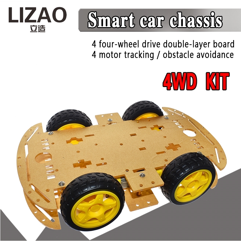 LIZAO Arduino UNO R3 ロボット 4WD  - L298N Module のレビューと価格