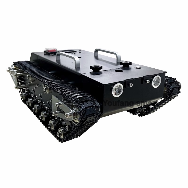金属製トラック用のstm32ロボットキット,rcタンクシャー - Tracked Robot Chassis のレビューと価格