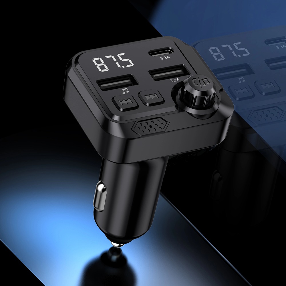 Bluetooth カー FM トランスミッター ハンズフリ - Robot Bluetooth Car のレビューと価格
