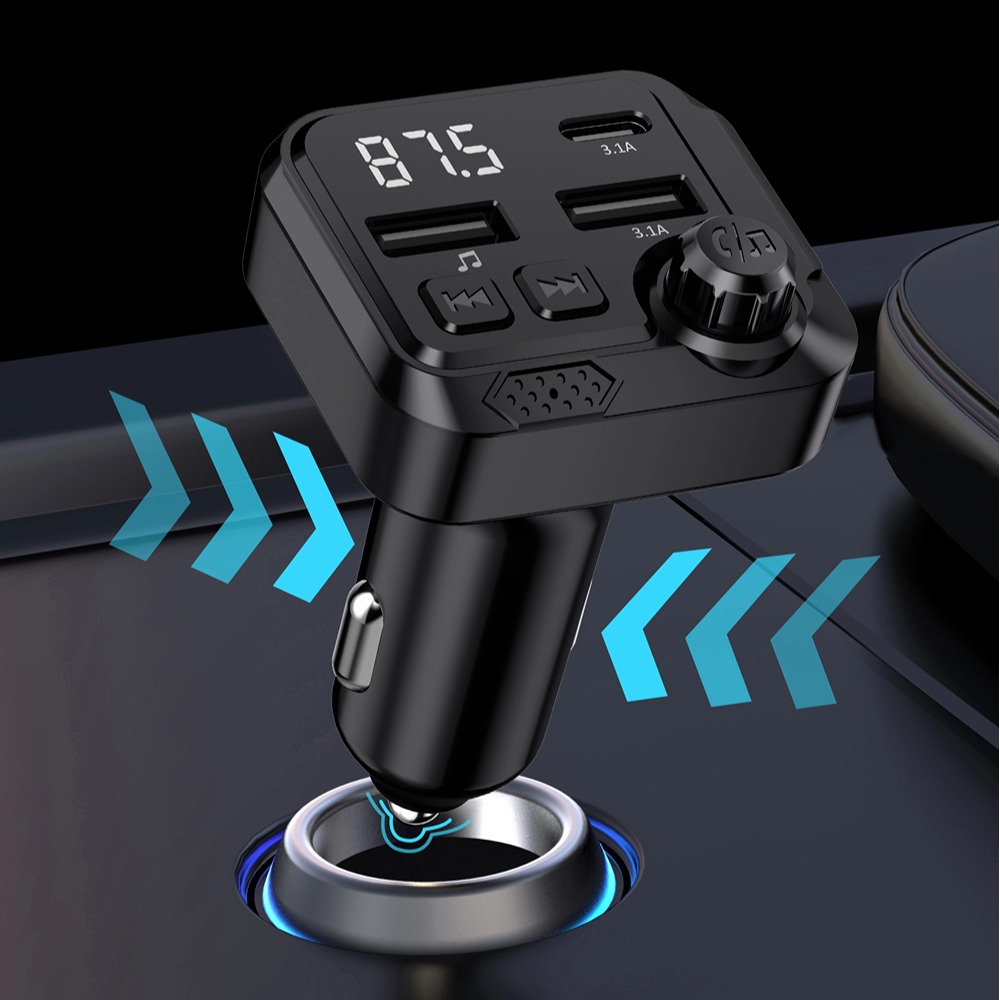 Bluetooth カー FM トランスミッター ハンズフリ - Robot Bluetooth Car のレビューと価格