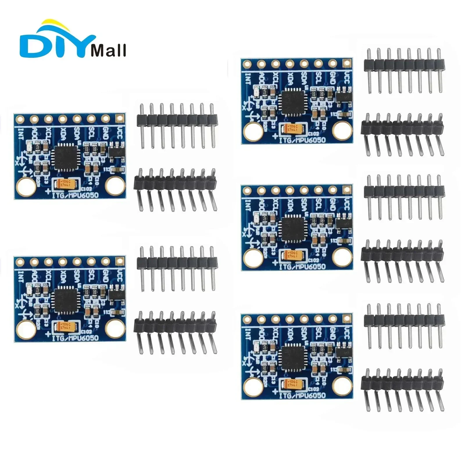 GY-521 MPU6050 6軸IMUブレークアウトボード - Arduino Robot のレビューと価格