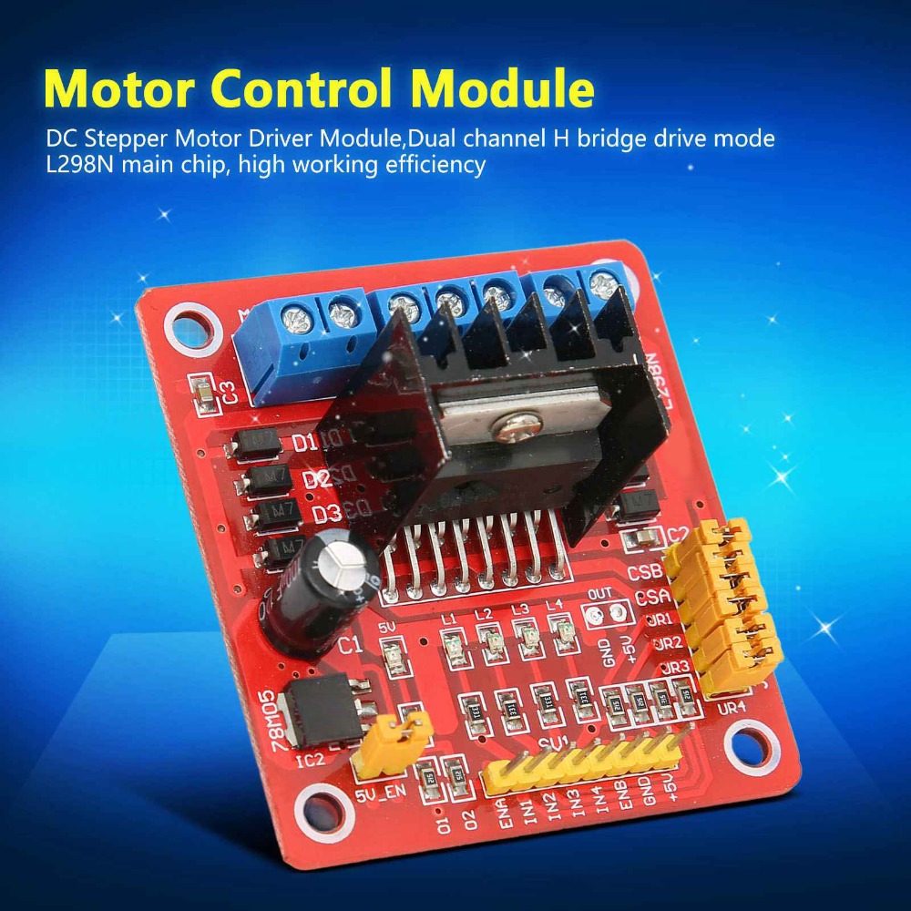 L298N ステッピングモータードライバーモジュール 5V- - L298N Module のレビューと価格