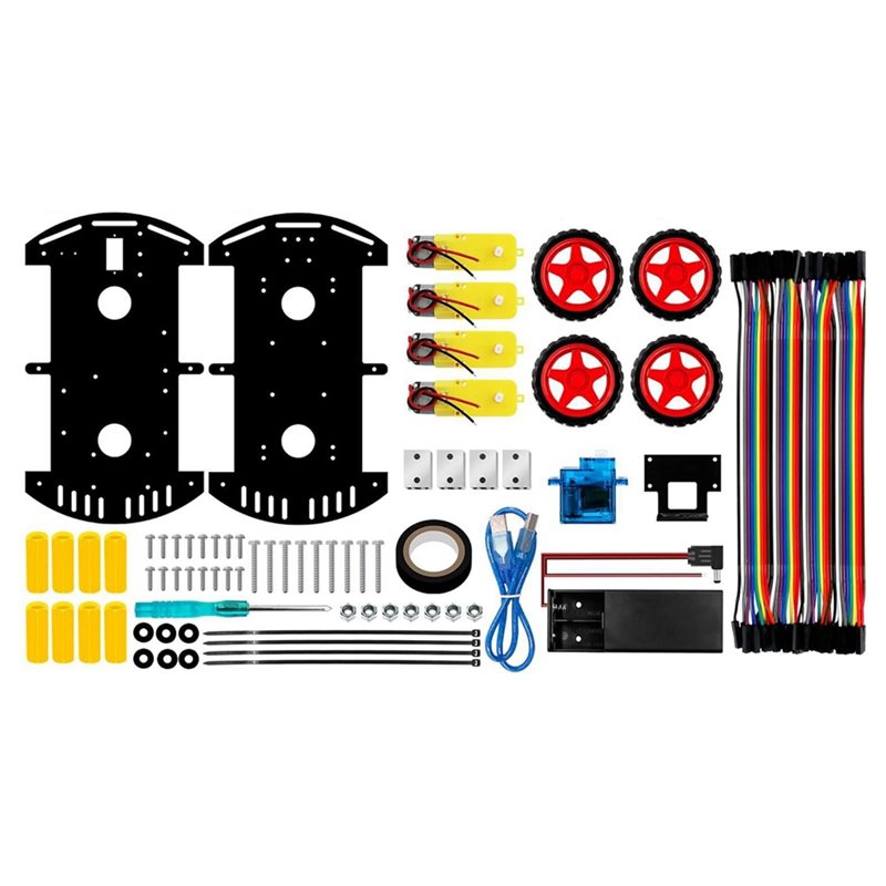 WOWFU-4WDスマートロボットカーキット Arduino - Arduino Robot のレビューと価格