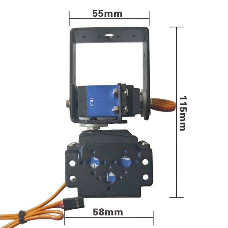2 DOF ロボットパンとチルトサーボブラケットセンサーマウ - Servo Pan Tilt のレビューと価格
