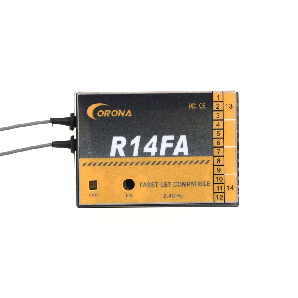 コロナ R14FA 14CH RC モデルレシーバー 10C - Micro Servo のレビューと価格